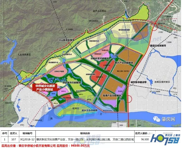 390亿肇庆华侨城详细选址敲定!项目规划海量讯息