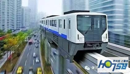 全国首条跨座式单轨铁路已投建了，就在肇庆大旺高新区