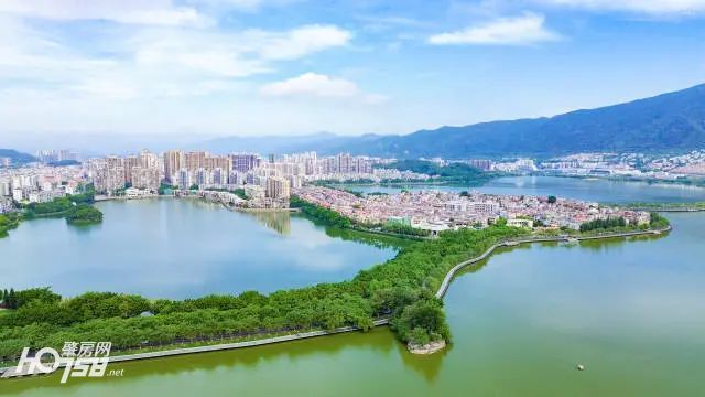 端州区出头社区,山水环绕,满眼皆绿。黄咏欣 摄 图片